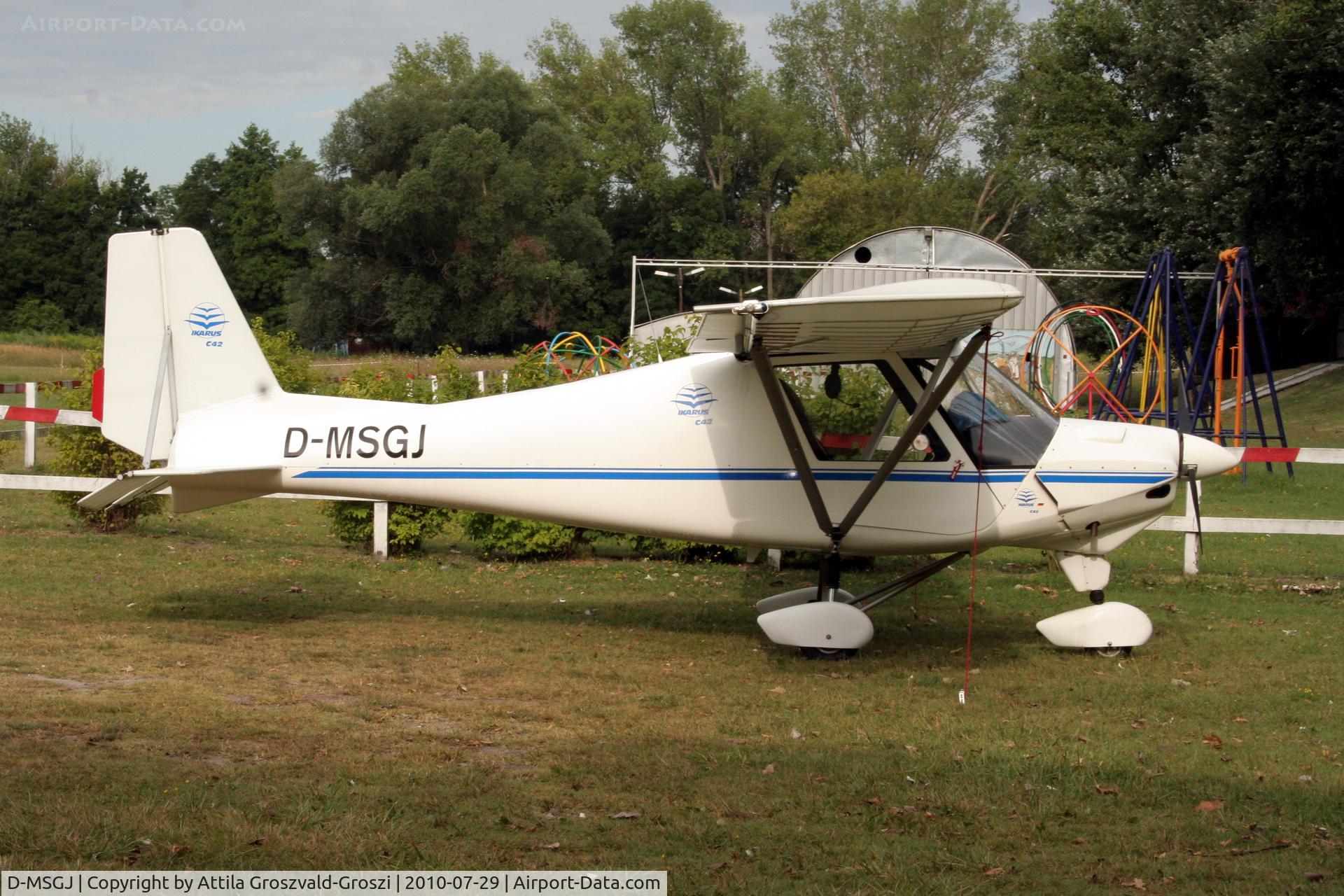 D-MSGJ, 2006 Comco Ikarus C42B C/N 0603-6799, Balatonkeresztur Airfield - Hungary