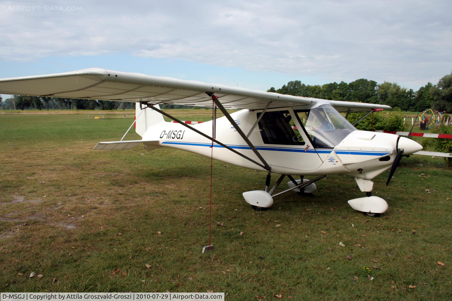 D-MSGJ, 2006 Comco Ikarus C42B C/N 0603-6799, Balatonkeresztur Airfield - Hungary