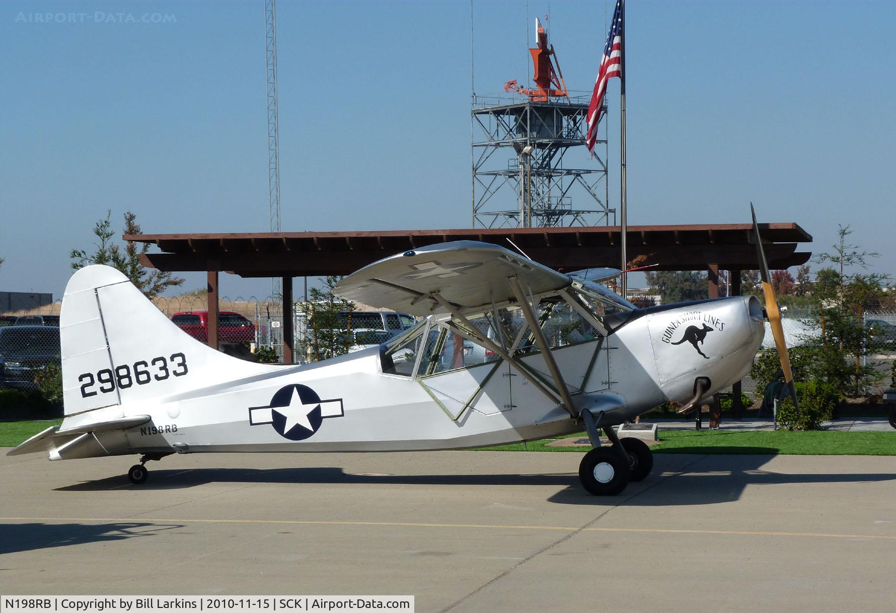 N198RB, 1942 Stinson L-5 Sentinel C/N 76-874, Visitor