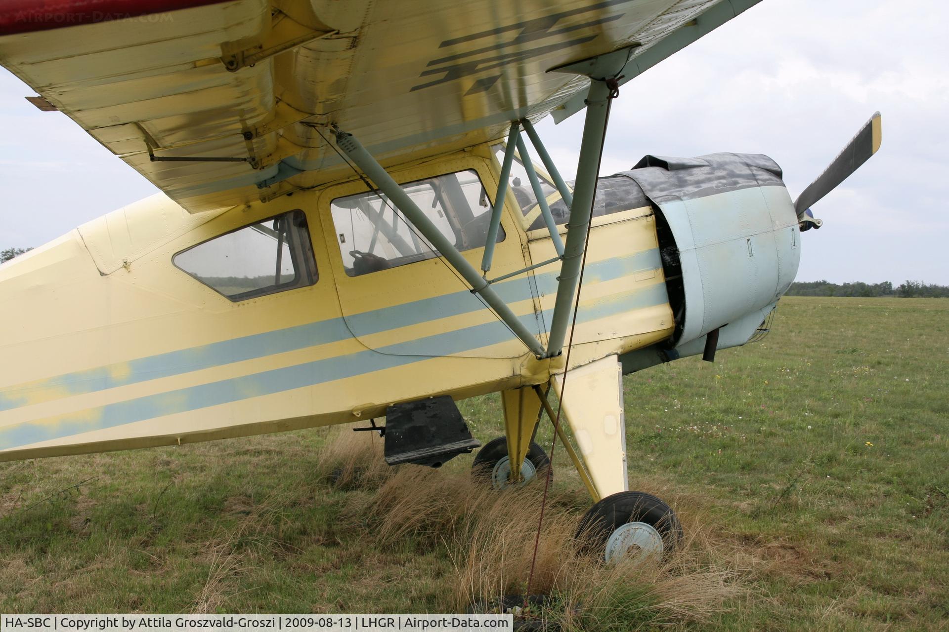 HA-SBC, 1967 PZL-Okecie PZL-101A Gawron C/N 107201, Gyuro Airfield - Hungary