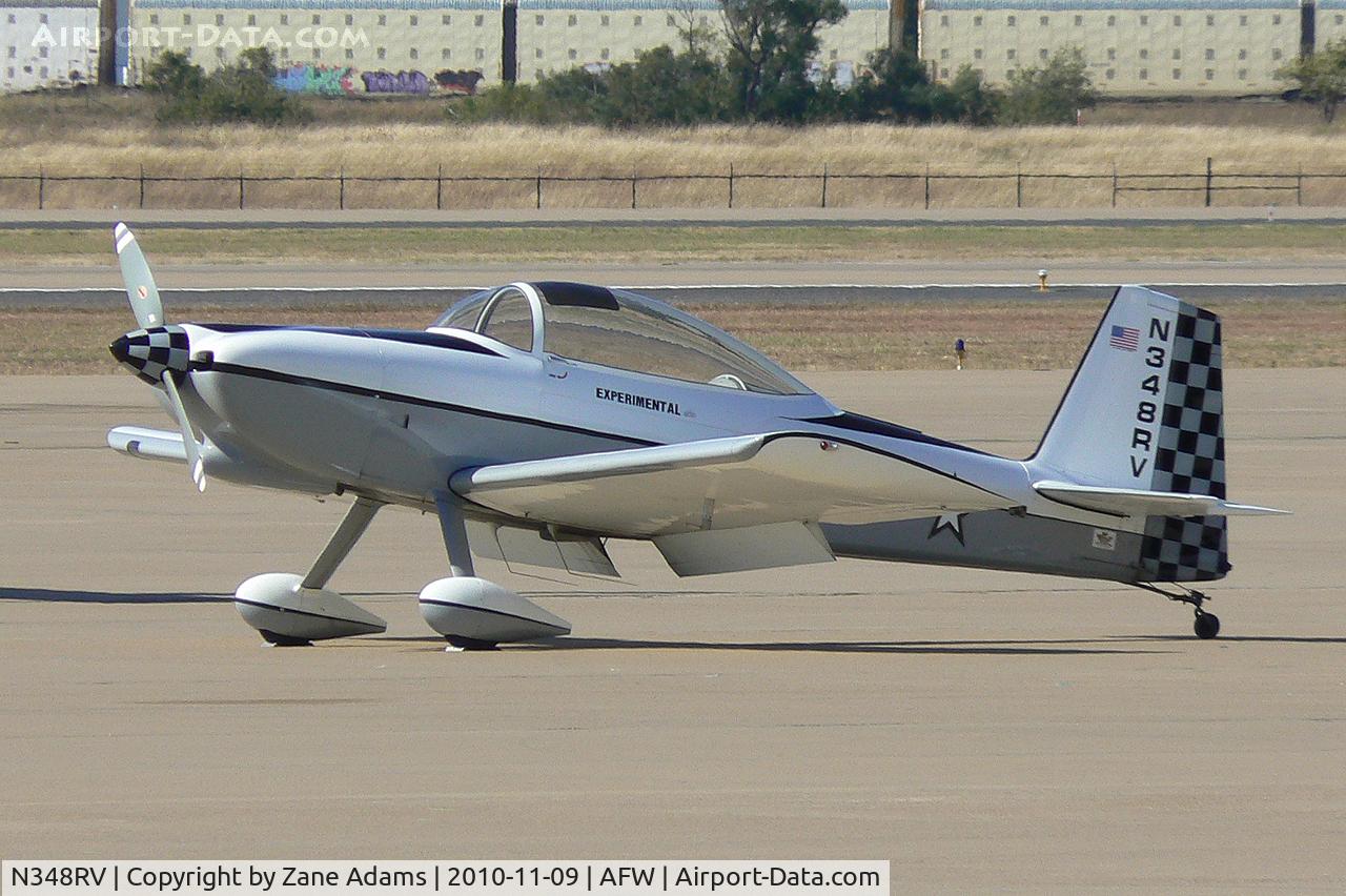 N348RV, 2002 Vans RV-8 C/N 81189, At Alliance Airport, Fort Worth, TX
