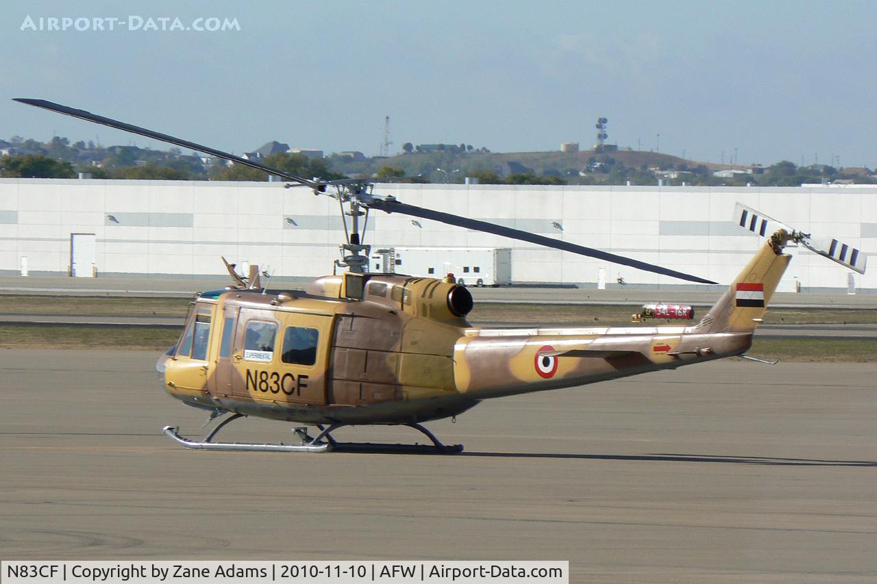 N83CF, 1966 Bell UH-1H Iroquois C/N 5318, At Alliance Airport, Fort Worth, TX