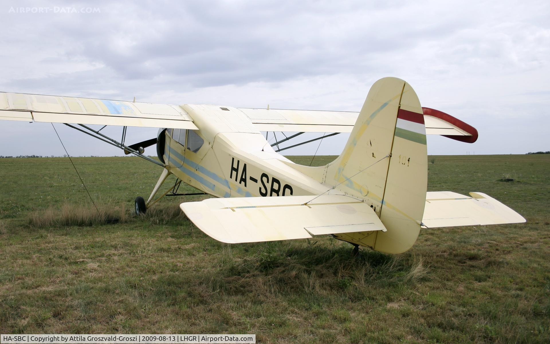 HA-SBC, 1967 PZL-Okecie PZL-101A Gawron C/N 107201, Gyuro Airfield - Hungary
