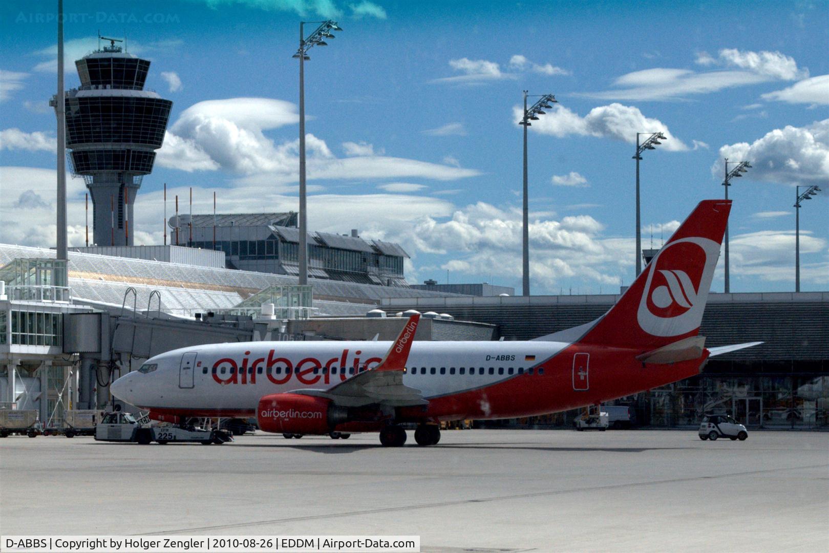 D-ABBS, 2001 Boeing 737-76N C/N 28654, Ready for a new round to mediterranean beaches.