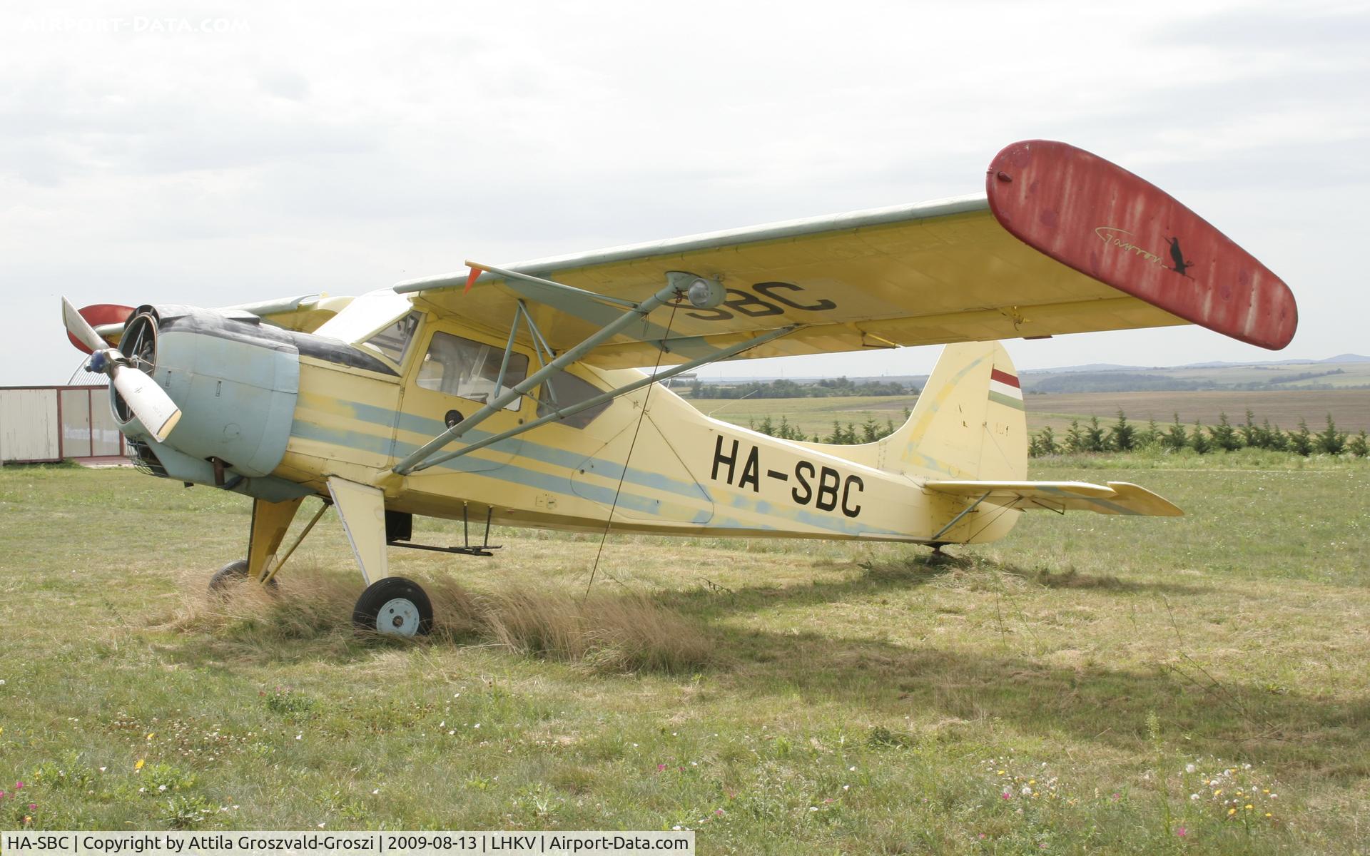 HA-SBC, 1967 PZL-Okecie PZL-101A Gawron C/N 107201, Gyuro Airfield - Hungary