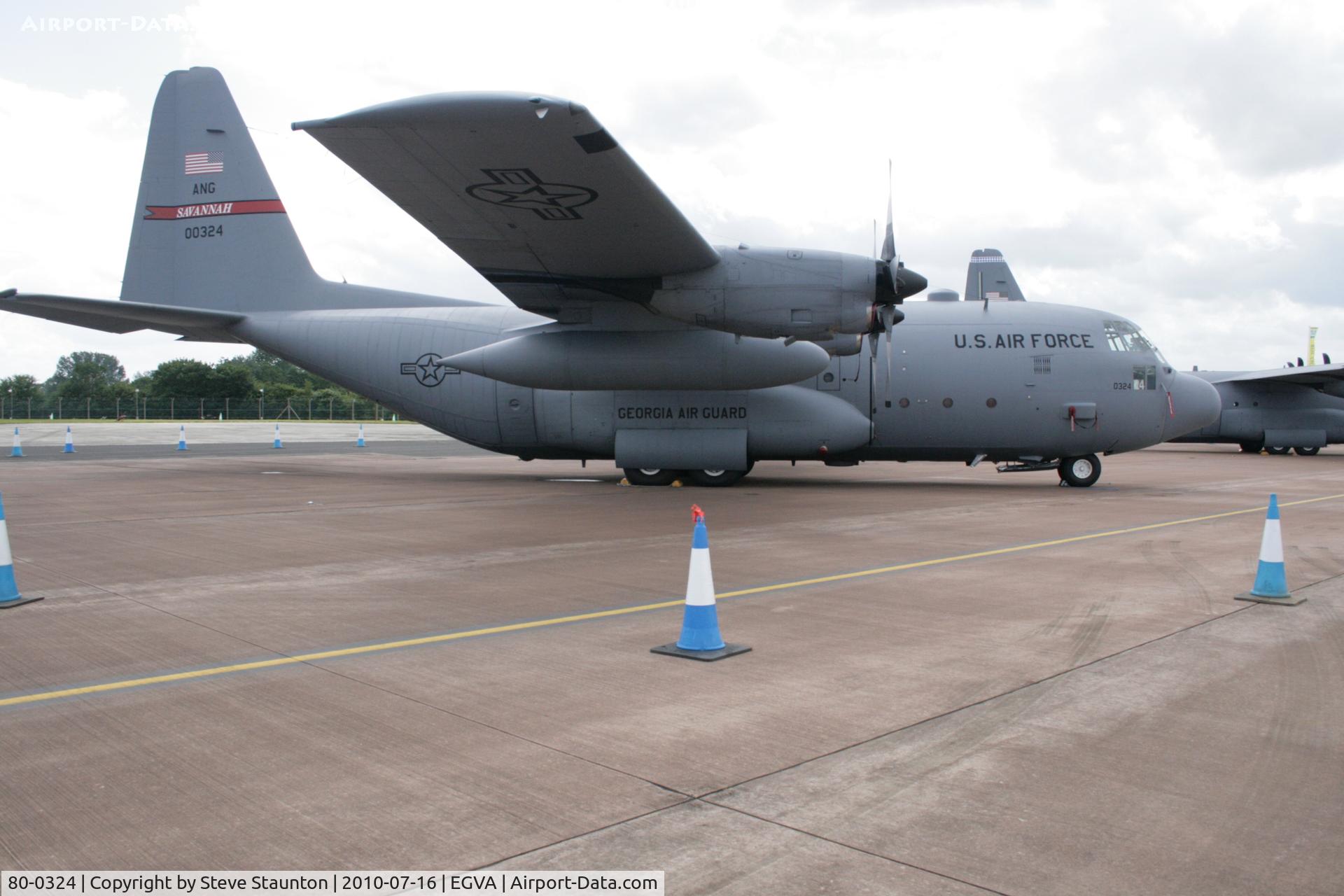 80-0324, Lockheed C-130H-LM Hercules C/N 382-4906, Taken at the Royal International Air Tattoo 2010