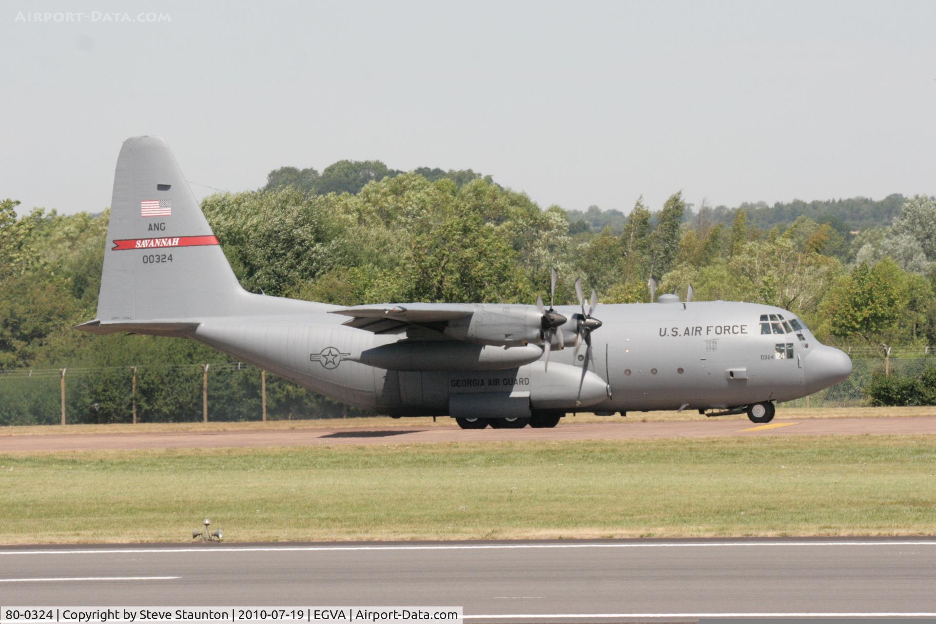 80-0324, Lockheed C-130H-LM Hercules C/N 382-4906, Taken at the Royal International Air Tattoo 2010