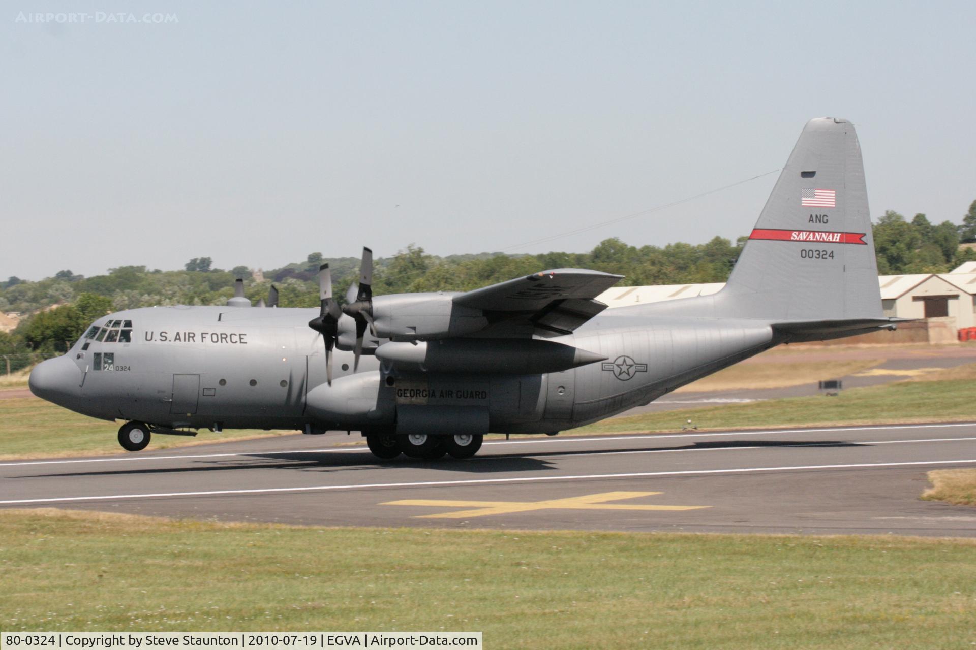80-0324, Lockheed C-130H-LM Hercules C/N 382-4906, Taken at the Royal International Air Tattoo 2010