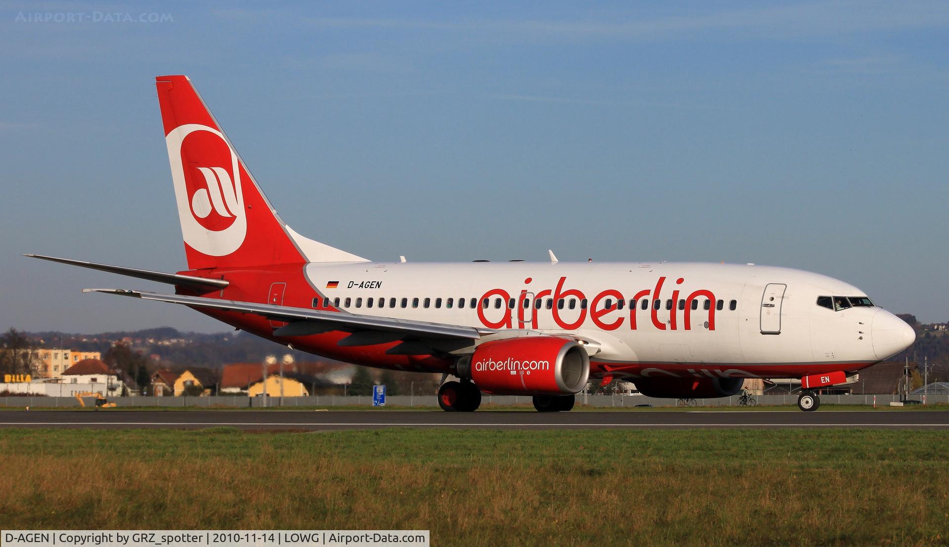 D-AGEN, 1998 Boeing 737-75B C/N 28100, ...