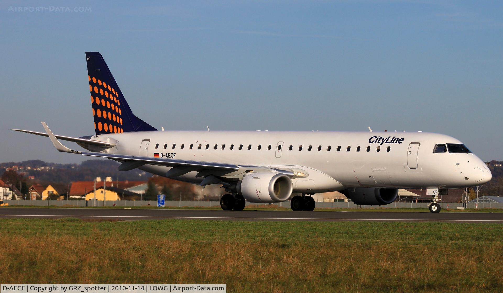 D-AECF, 2010 Embraer 190LR (ERJ-190-100LR) C/N 19000359, ...