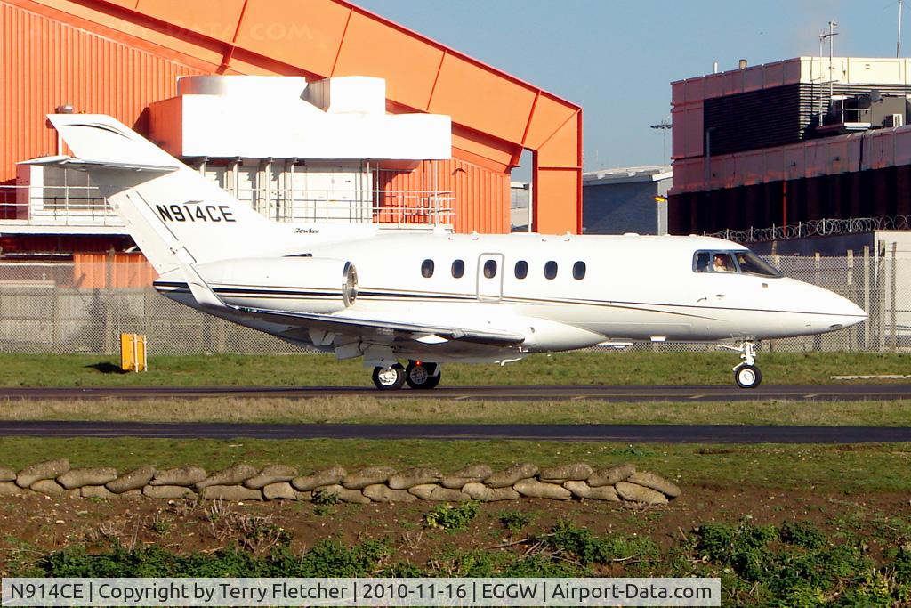 N914CE, 2007 Hawker 850XP C/N 258841, 2007 Hawker Beechcraft Corp HAWKER 850XP, c/n: 258841 heads for Amsterdam