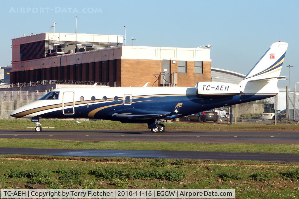 TC-AEH, Israel Aerospace Industries Gulfstream G150 C/N 284, Turkish Registered Israel Aerospace Industriesltd GULFSTREAM G150, c/n: 284 at Luton