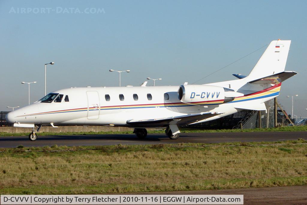 D-CVVV, 2007 Cessna 560 Citation XLS C/N 560-5723, German registered 2007 Cessna 560 Citation XLS, c/n: 560-5723 at Luton