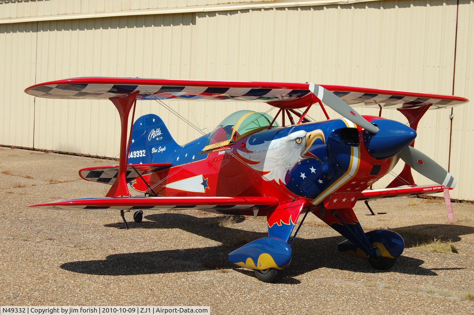N49332, Christen Pitts S-1T C/N 1039, pic taken at pitts special fly in 10/2010