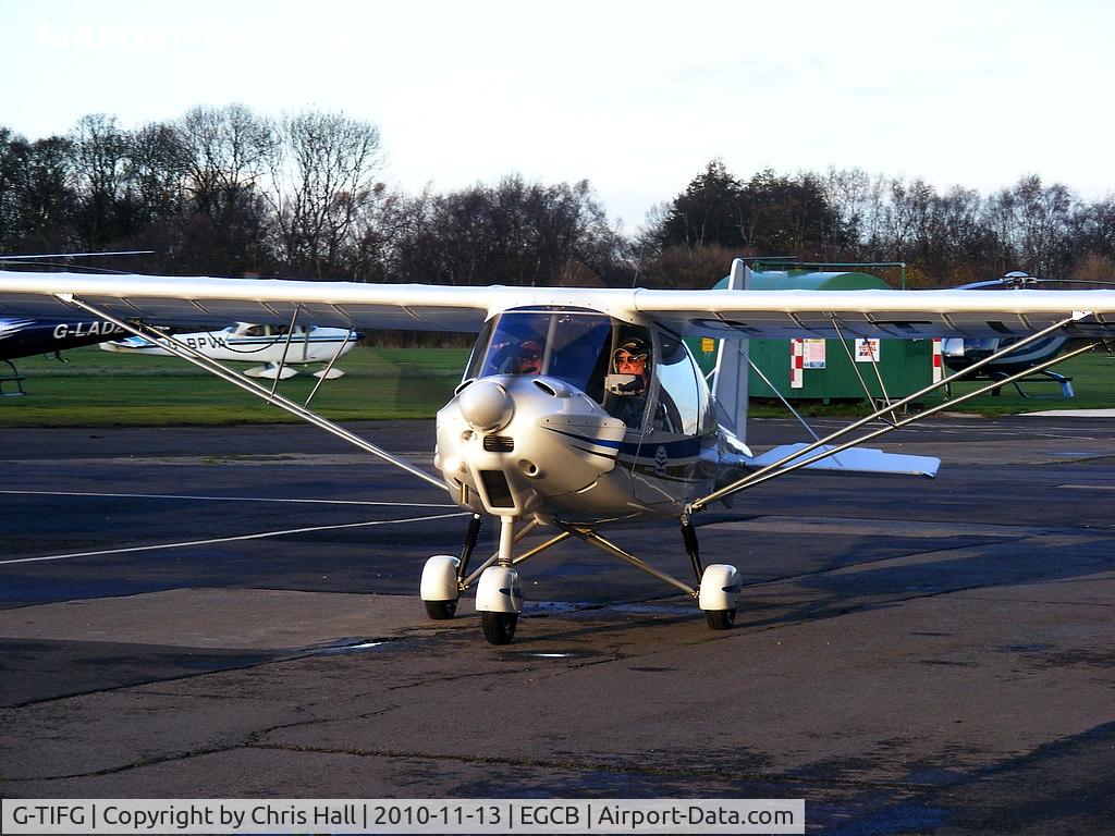 G-TIFG, 2010 Comco Ikarus C42 FB80 C/N 1009-7119, brand new IKARUS C42 FB80,only been on the UK register for 5 weeks