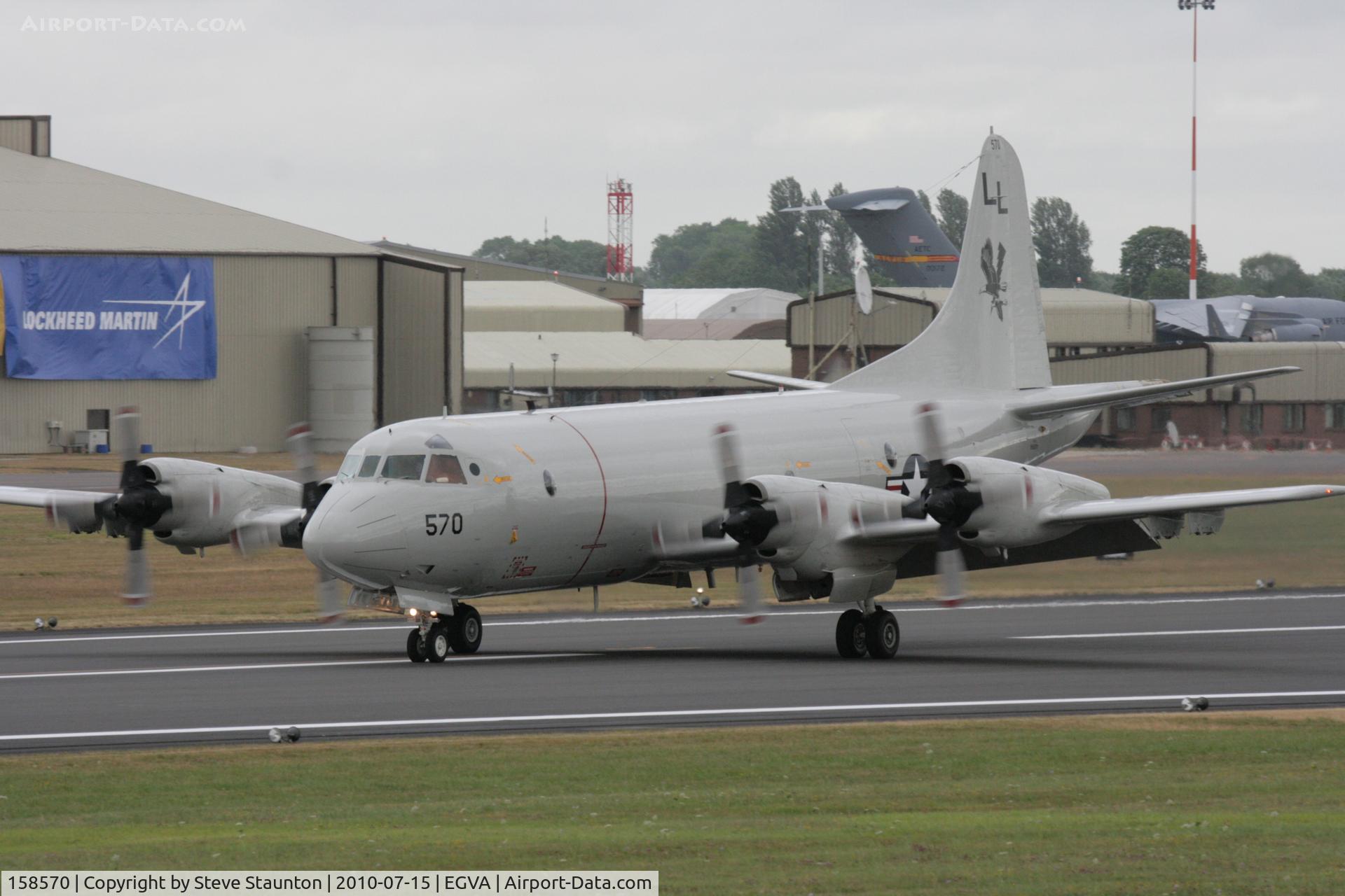 158570, 1972 Lockheed P-3C-IIIR Orion C/N 285A-5579, Taken at the Royal International Air Tattoo 2010