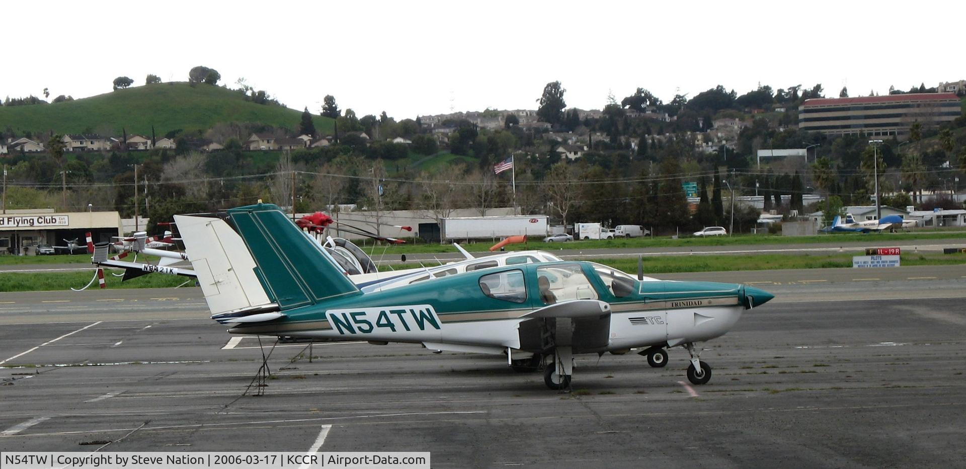 N54TW, Socata TB-21 TC Trinidad C/N 745, Socata TB21 @ Buchanan Field, Concord, Ca just before the storm