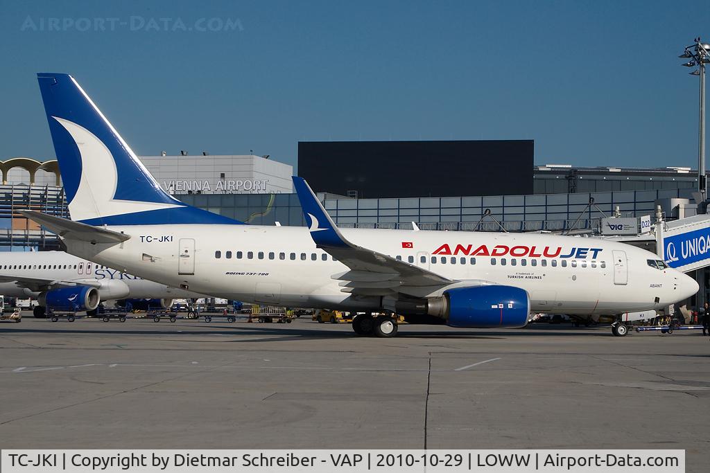 TC-JKI, 2007 Boeing 737-76N C/N 34758, Anadolujet Boeing 737-700
