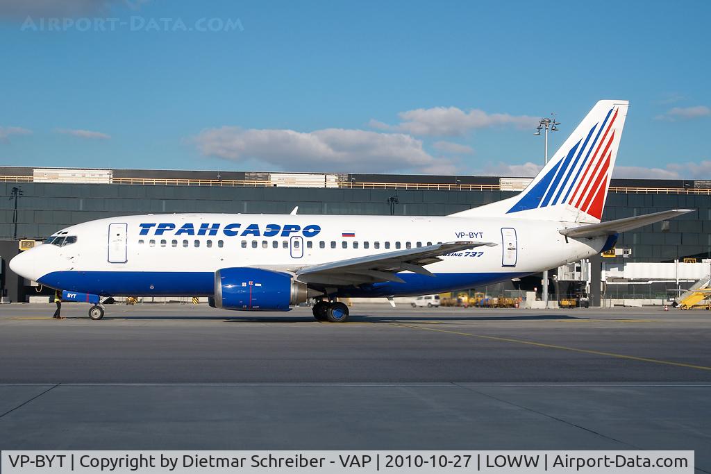 VP-BYT, 1998 Boeing 737-524 C/N 28928, Transaero Boeing 737-500
