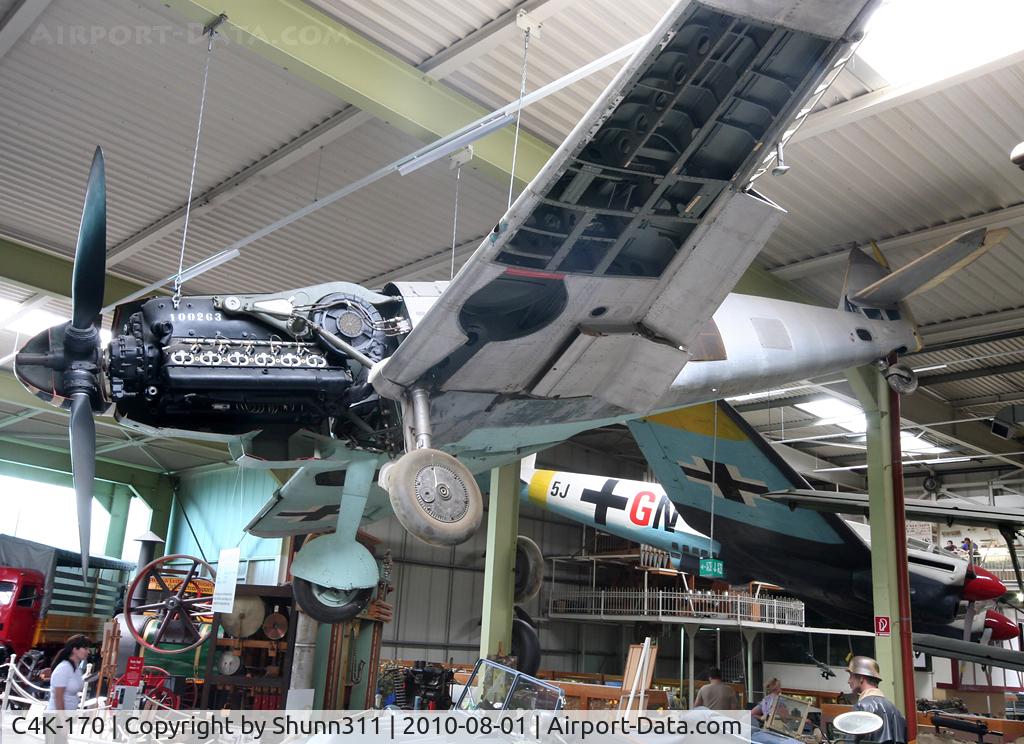 C4K-170, 1966 Hispano HA-1112-M1L Buchon C/N 228, S/n 228 - HA1112M1L preserved inside Sinsheim Museum... left side...