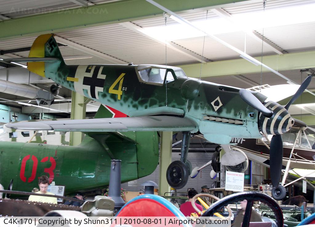 C4K-170, 1966 Hispano HA-1112-M1L Buchon C/N 228, S/n 228 - HA1112M1L preserved inside Sinsheim Museum... right side...