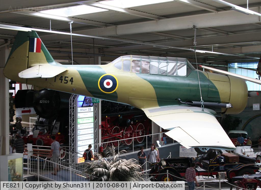 FE821, Noorduyn AT-16 Harvard IIB C/N 14-555, Preserved @ Sinsheim Museum