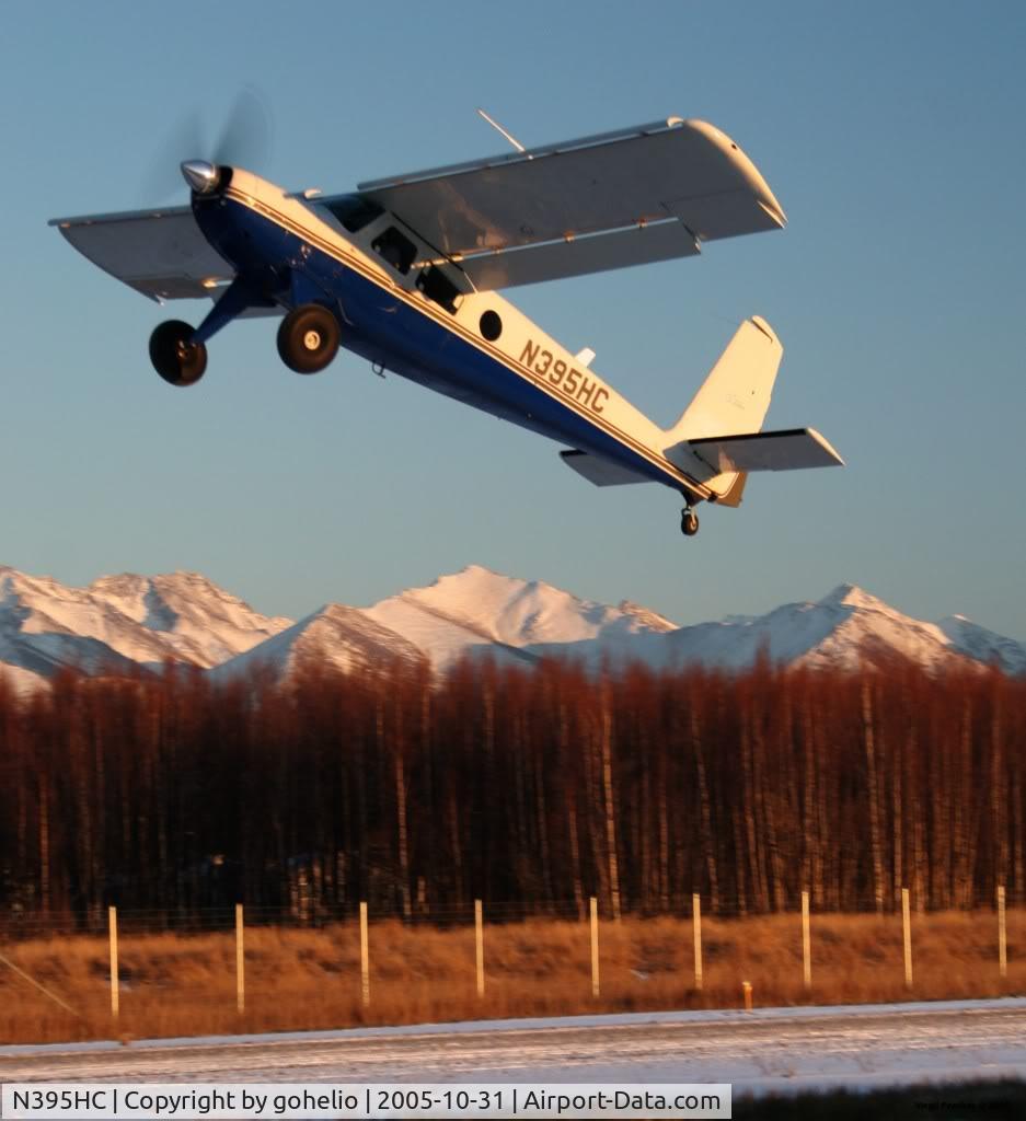 N395HC, 1962 Helio H-395/U10B Super Courier C/N 556, Just after restoration in 2004 operating out of Eagle River, AK