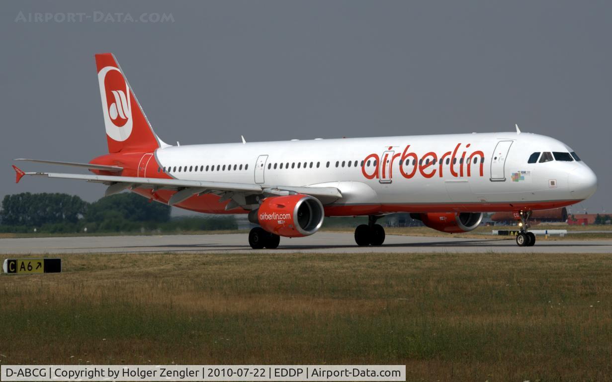 D-ABCG, 2003 Airbus A321-211 C/N 1988, En route to runway 26R.