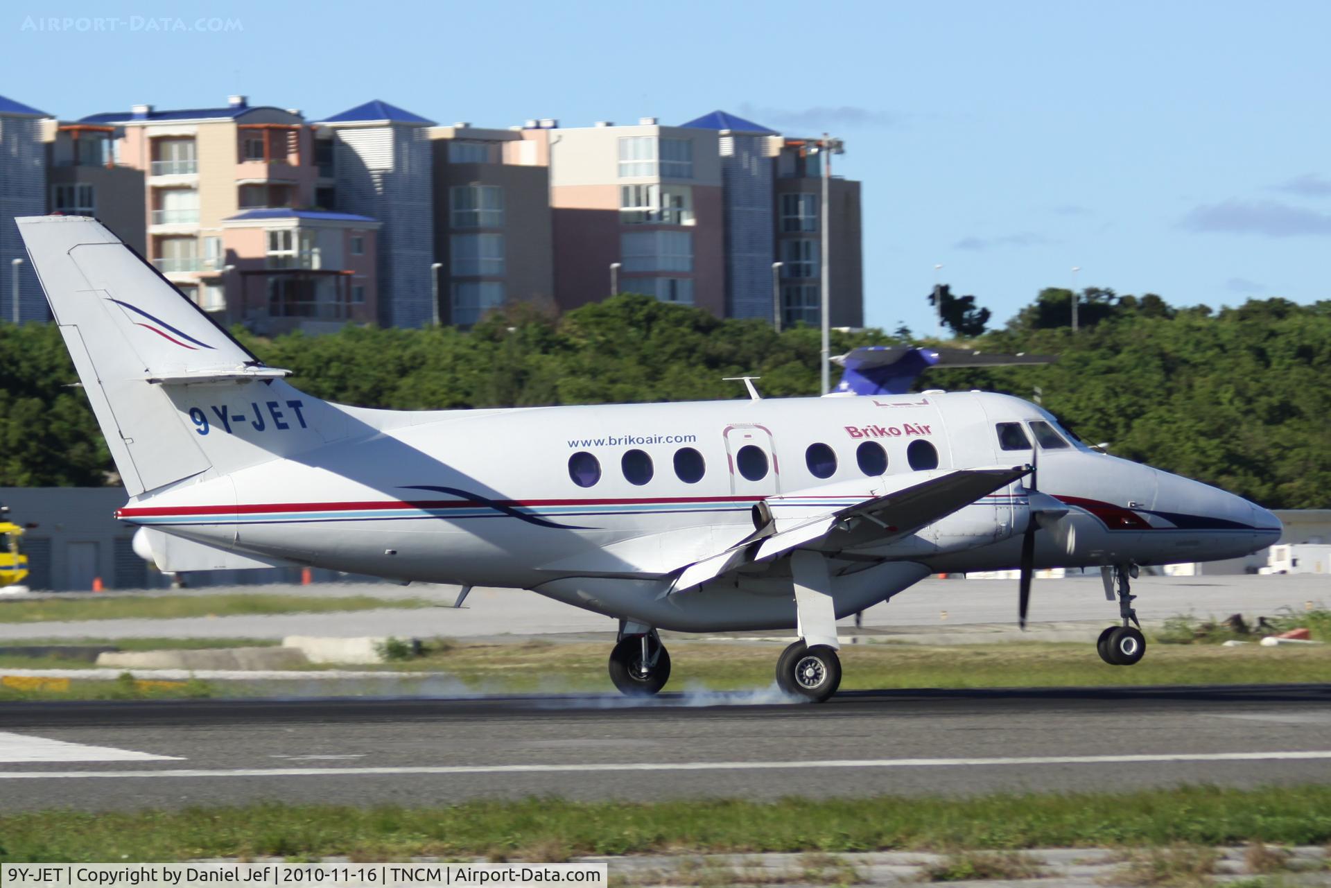 9Y-JET, 1991 British Aerospace BAe-3102 Jetstream 31 C/N 939, Winair 9Y-Jet landing at TNCM