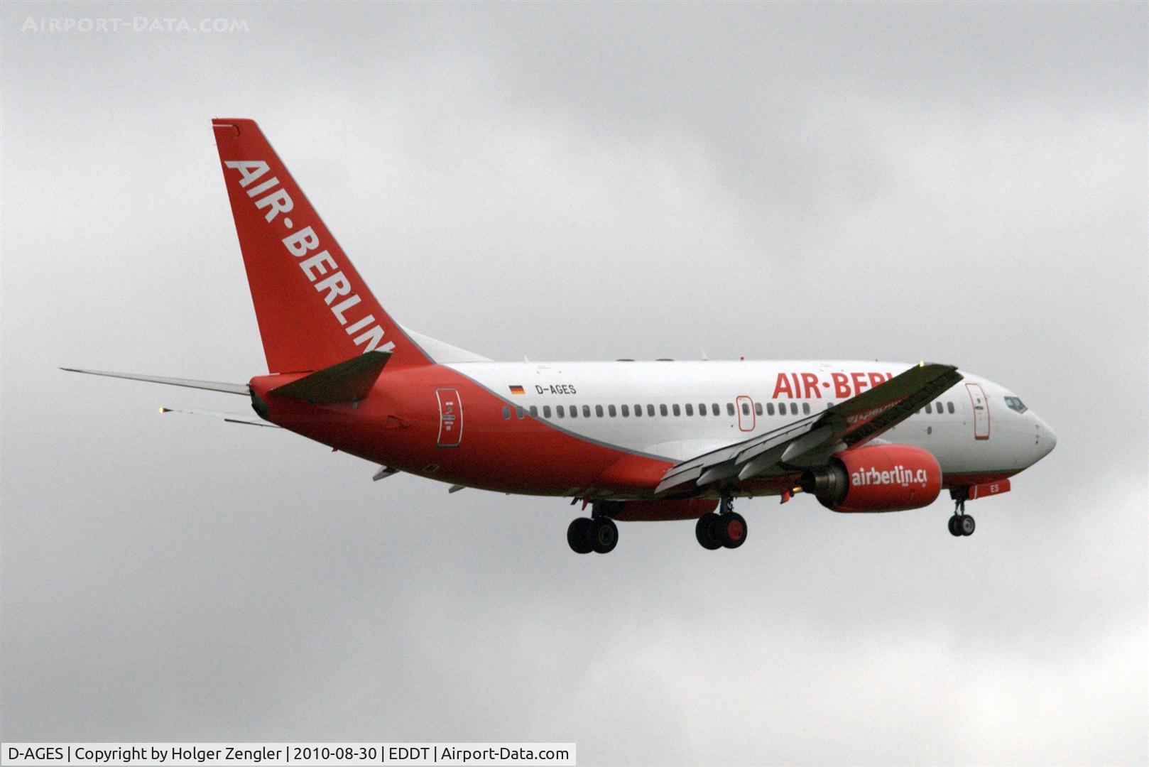 D-AGES, 1998 Boeing 737-75B C/N 28108, Going down today on rwy 26R.
