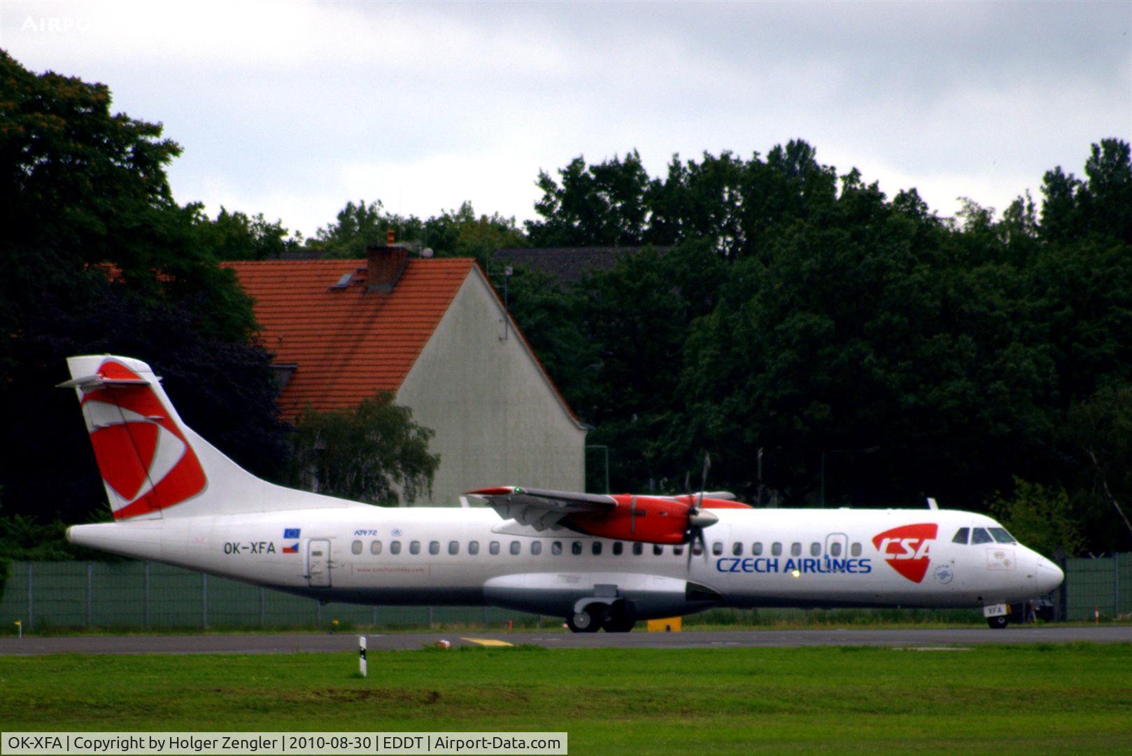 OK-XFA, 1992 ATR 72-202 C/N 285, A small plane for a short jump to Prague.