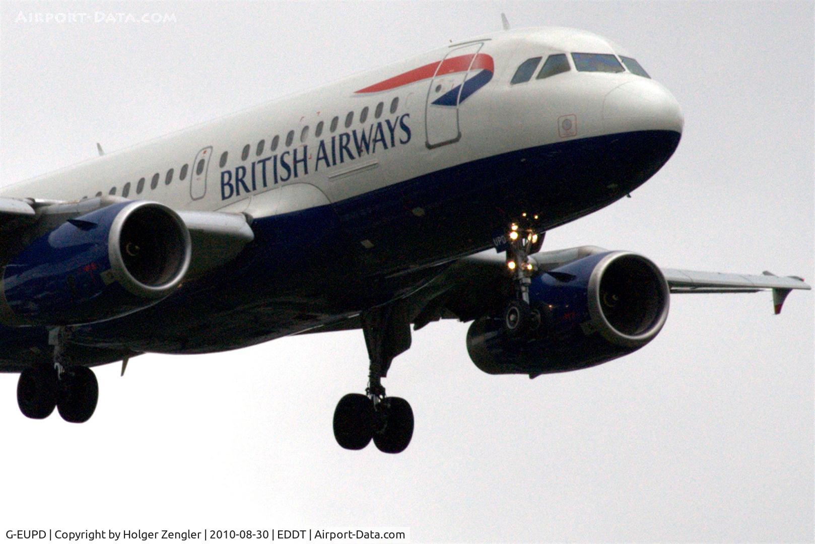 G-EUPD, 1999 Airbus A319-131 C/N 1142, Morning shuttle from London-Heathrow