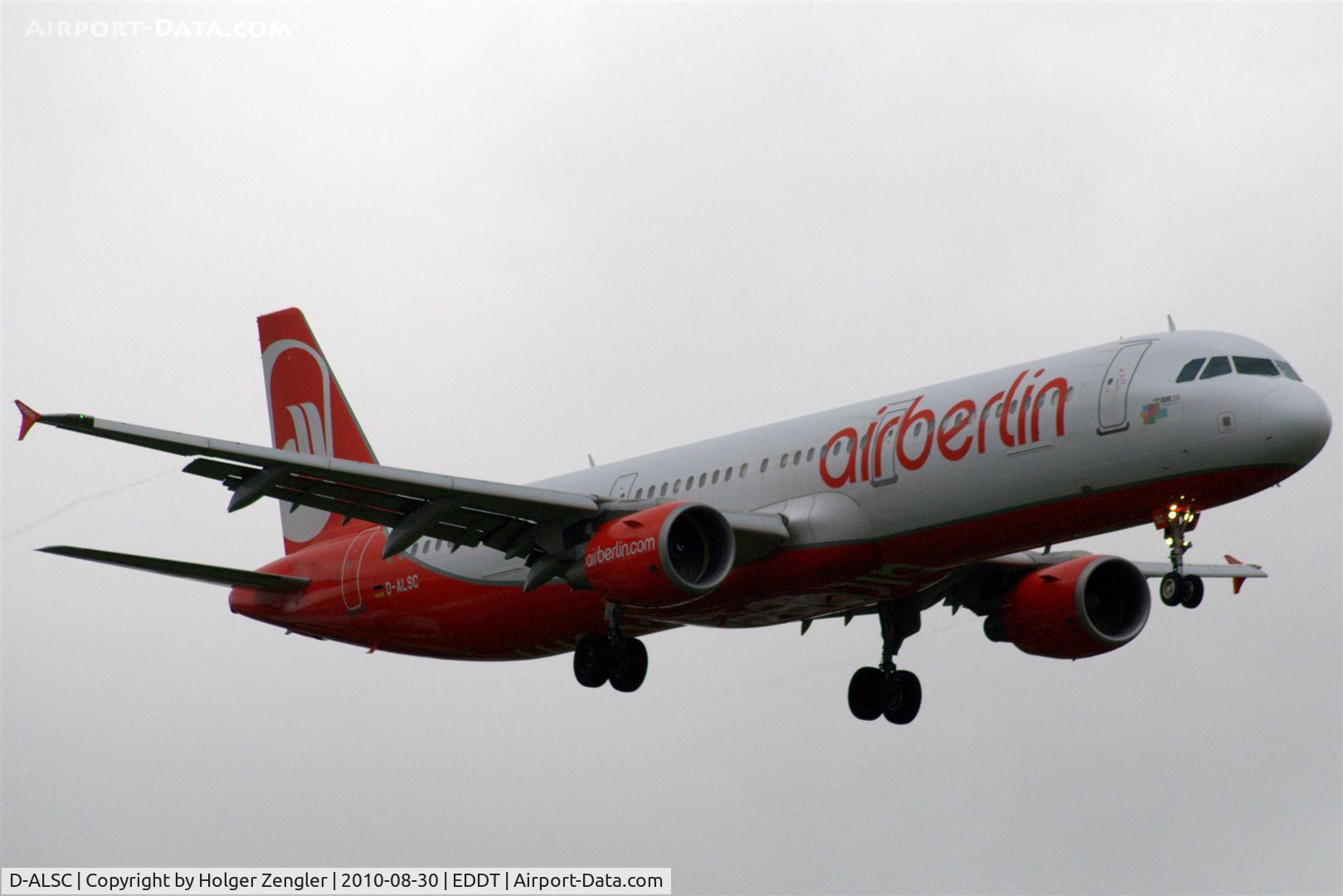 D-ALSC, 2003 Airbus A321-211 C/N 2005, Arrival from DUS.