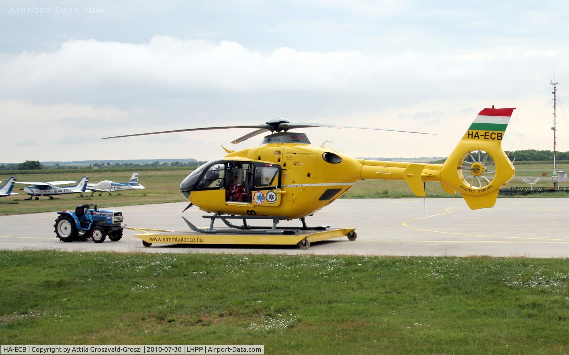HA-ECB, 2003 Eurocopter EC-135T-2 C/N 0305, Pécs-Pogány Airport - Air Ambulance base