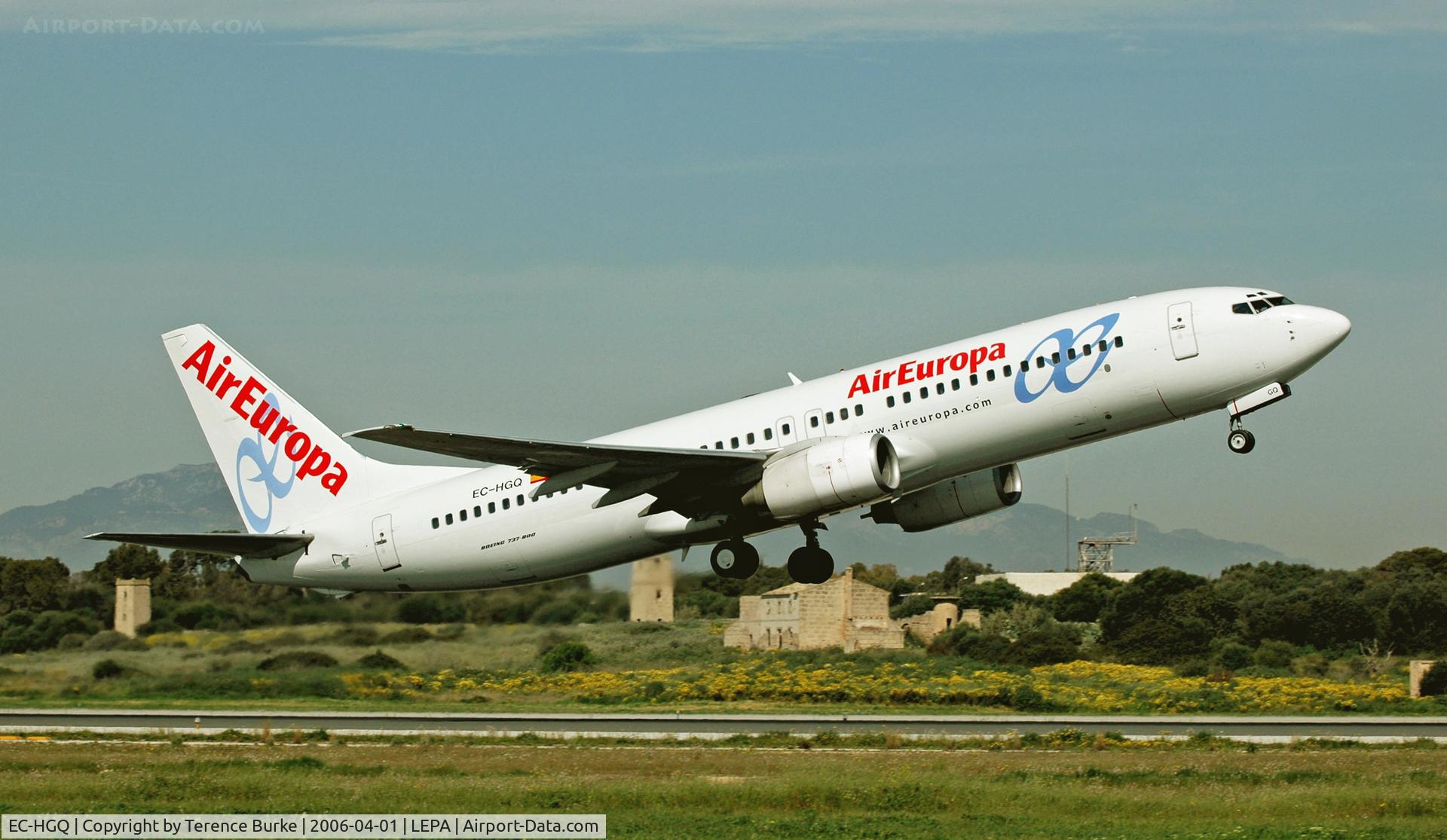 EC-HGQ, 1999 Boeing 737-85P C/N 28386, Palma Airport, April 2006