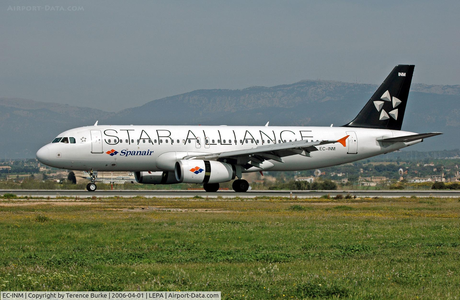 EC-INM, 2003 Airbus A320-232 C/N 1979, Palma Airport, April 2006