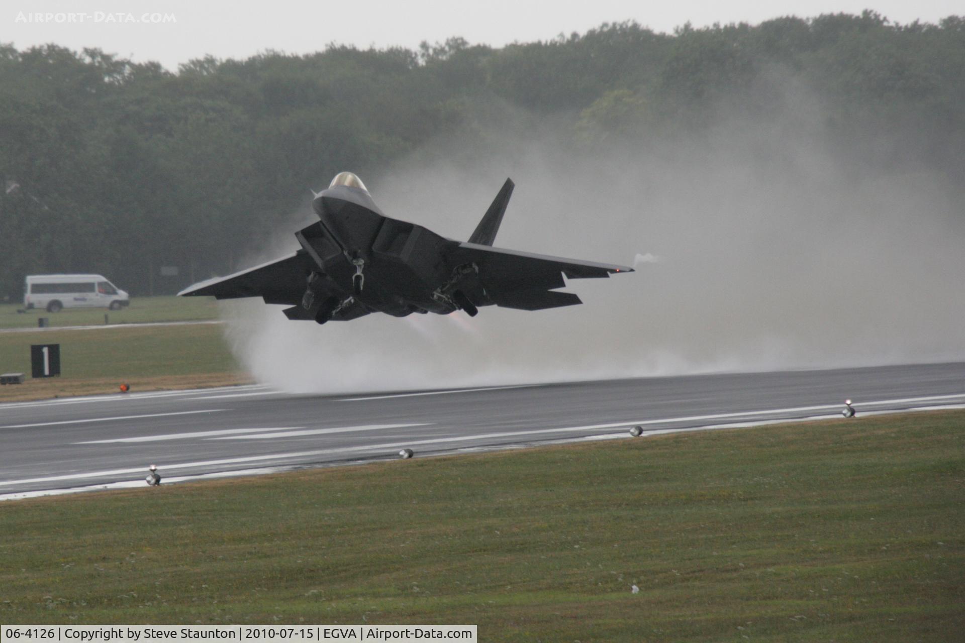 06-4126, Lockheed Martin F-22A Raptor C/N 4126, Taken at the Royal International Air Tattoo 2010