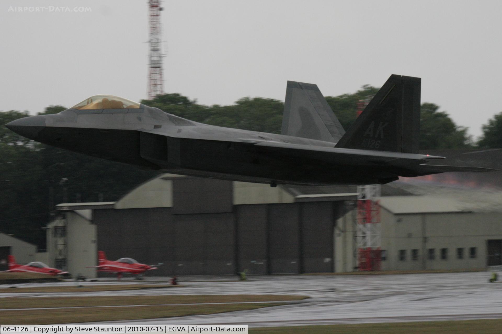 06-4126, Lockheed Martin F-22A Raptor C/N 4126, Taken at the Royal International Air Tattoo 2010