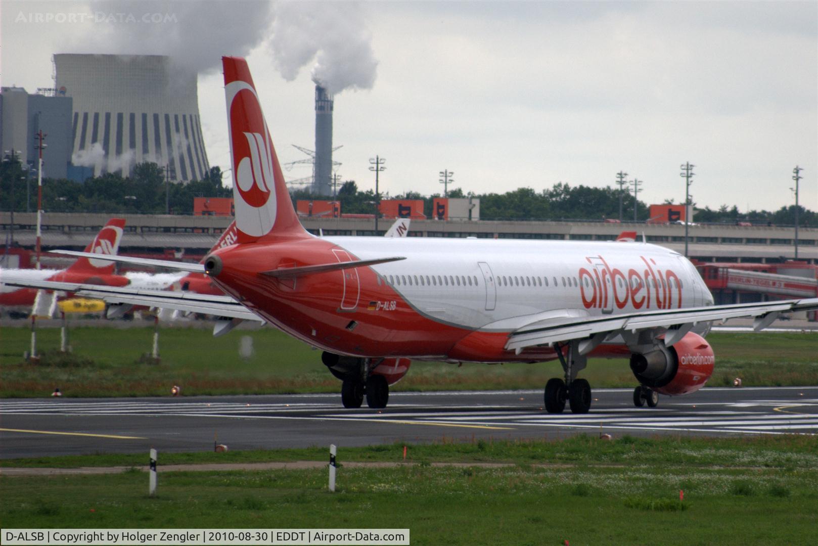 D-ALSB, 2003 Airbus A321-211 C/N 1994, Full throttle on rwy 26L.