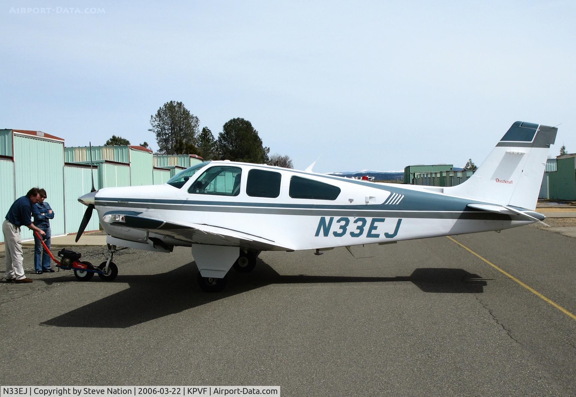 N33EJ, 1993 Beech F33A Bonanza C/N CE-1721, 1993 Beech F33A @ Placerville, CA