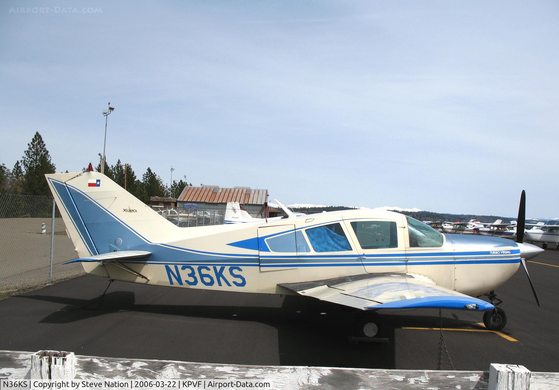 N36KS, 1971 Bellanca 17-31ATC Super Viking C/N 31019, Locally-based 1971 Bellanca 17-31ATC @ Placerville, CA (to owner in Deer Lodge, MT Feb 2009)