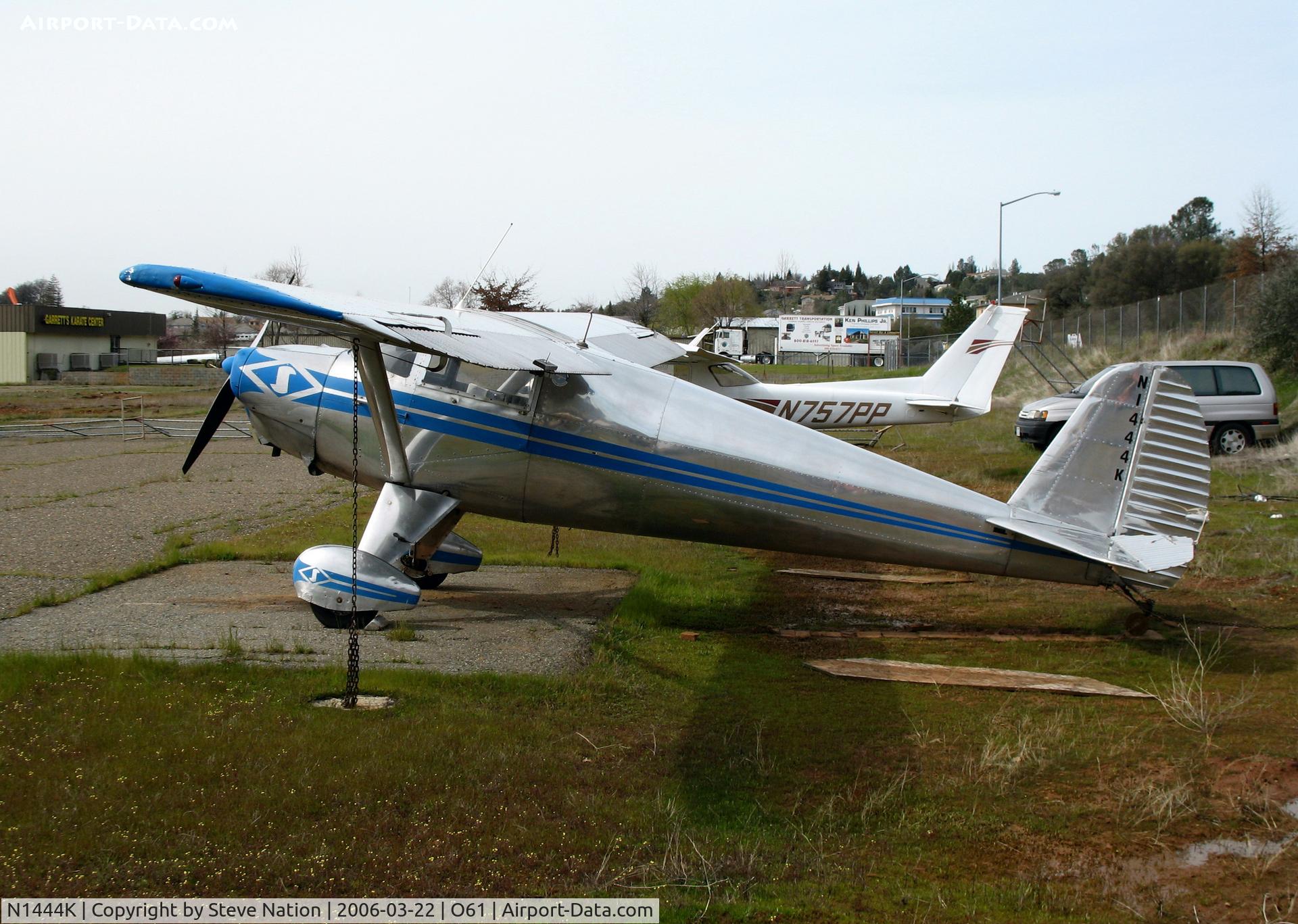 N1444K, 1946 Luscombe 8A C/N 4171, Locally-based 1946 Luscombe 8A @ Cameron Airpark, CA (to owner in Yakima, WA by Oct 2008)