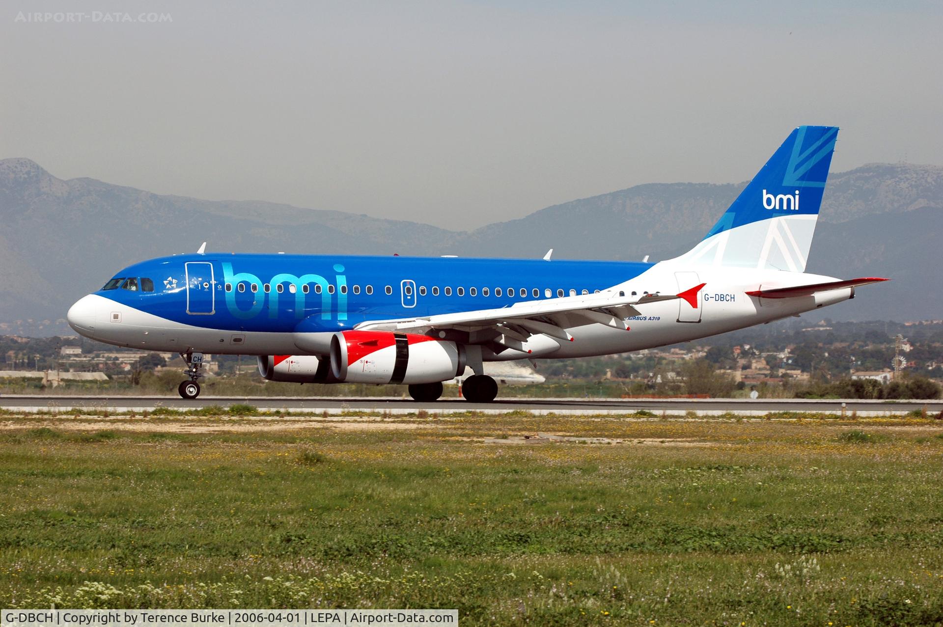 G-DBCH, 2006 Airbus A319-131 C/N 2697, Palma Airport, April 2006