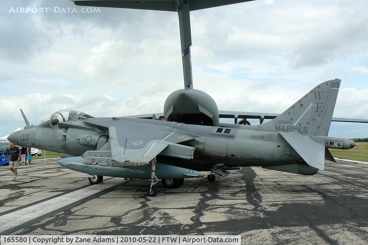 165580, Boeing AV-8B+(R)-27-MC Harrier II Plus C/N B317, At the 2010 Cowtown Warbird Roundup - Meacham Field - Fort Worth, TX