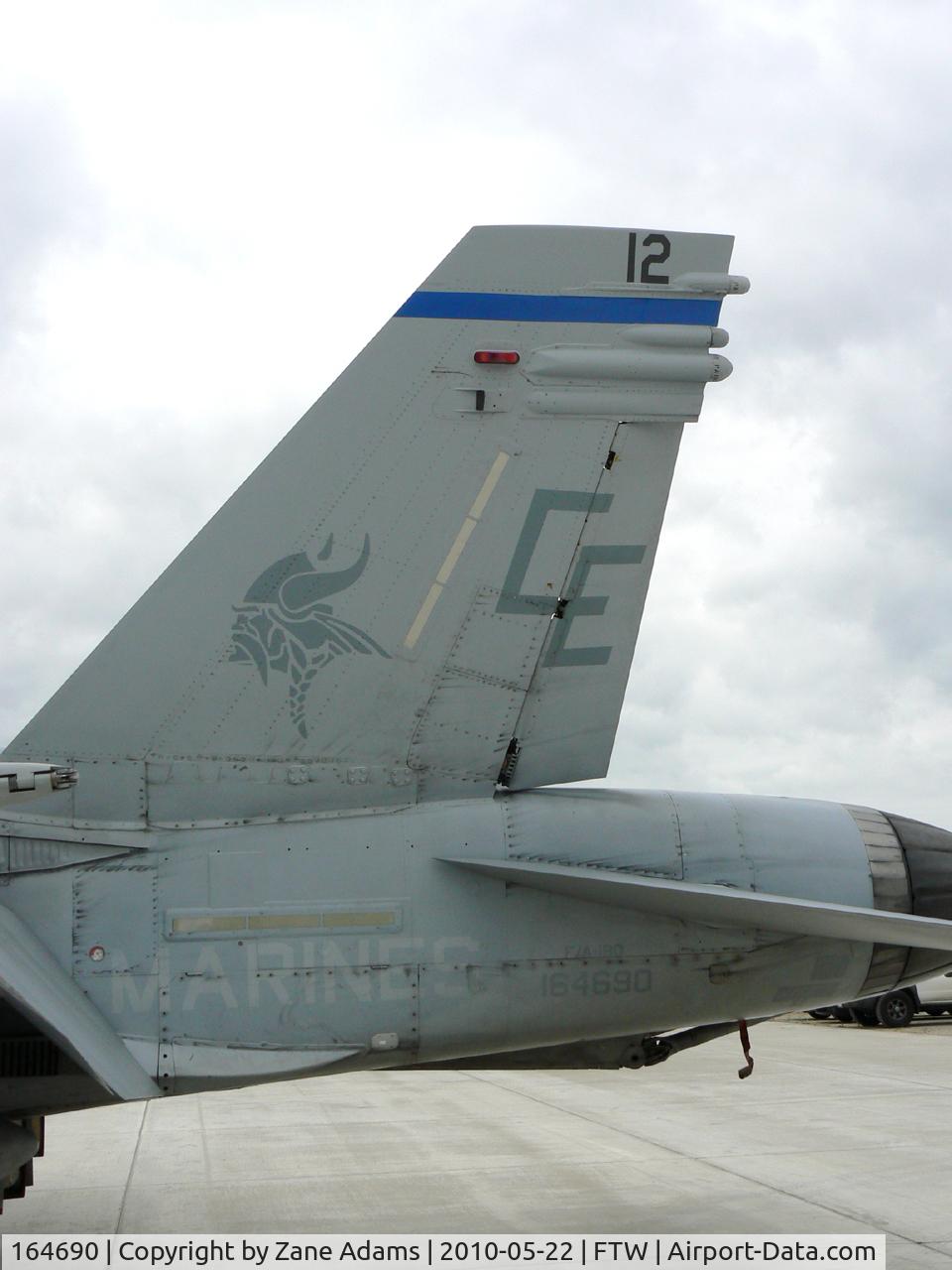 164690, McDonnell Douglas F/A-18D Hornet C/N 1123, At the 2010 Cowtown Warbird Roundup - Meacham Field - Fort Worth, TX