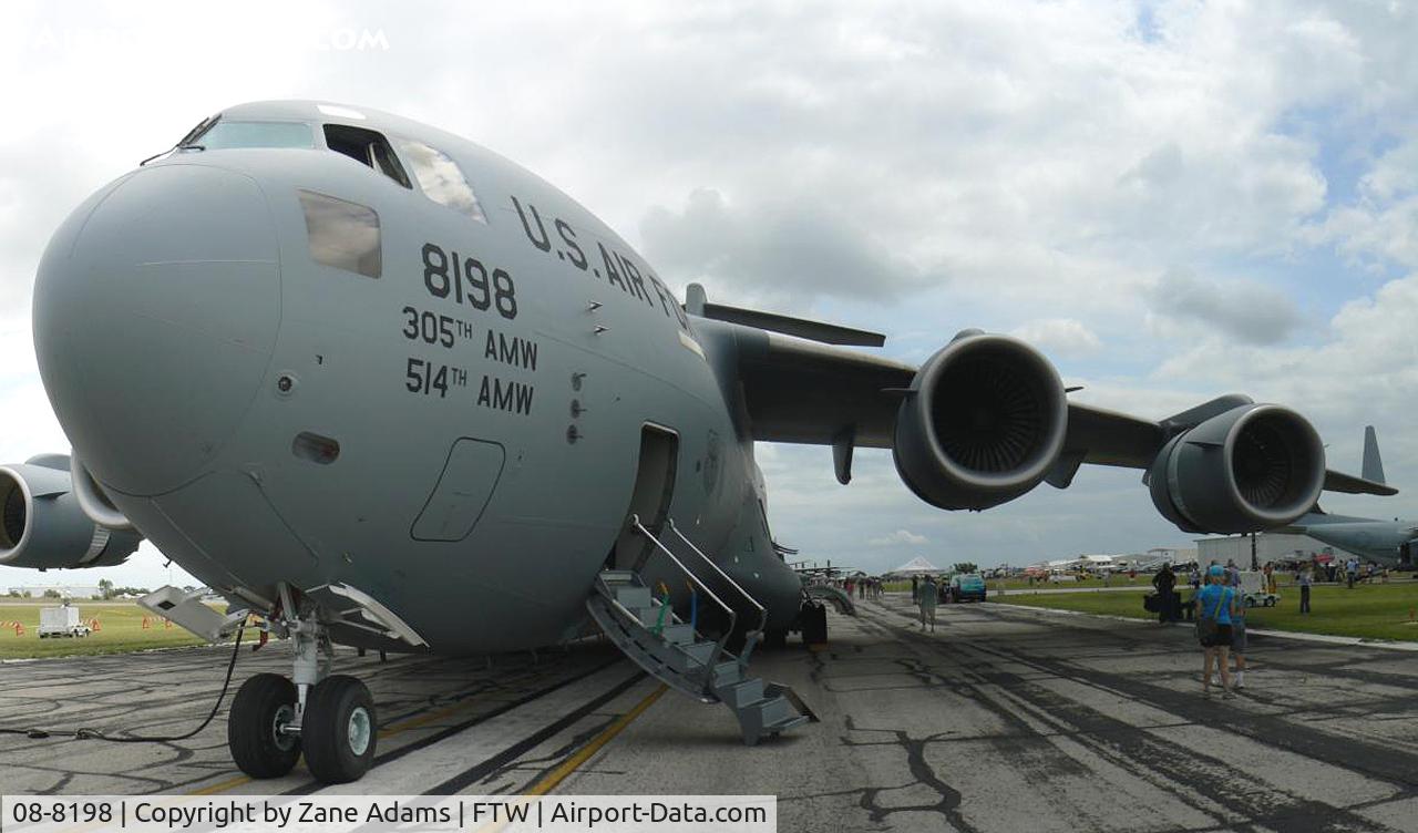 08-8198, 2008 Boeing C-17A Globemaster III C/N P-198, At the 2010 Cowtown Warbird Roundup - Meacham Field - Fort Worth, TX