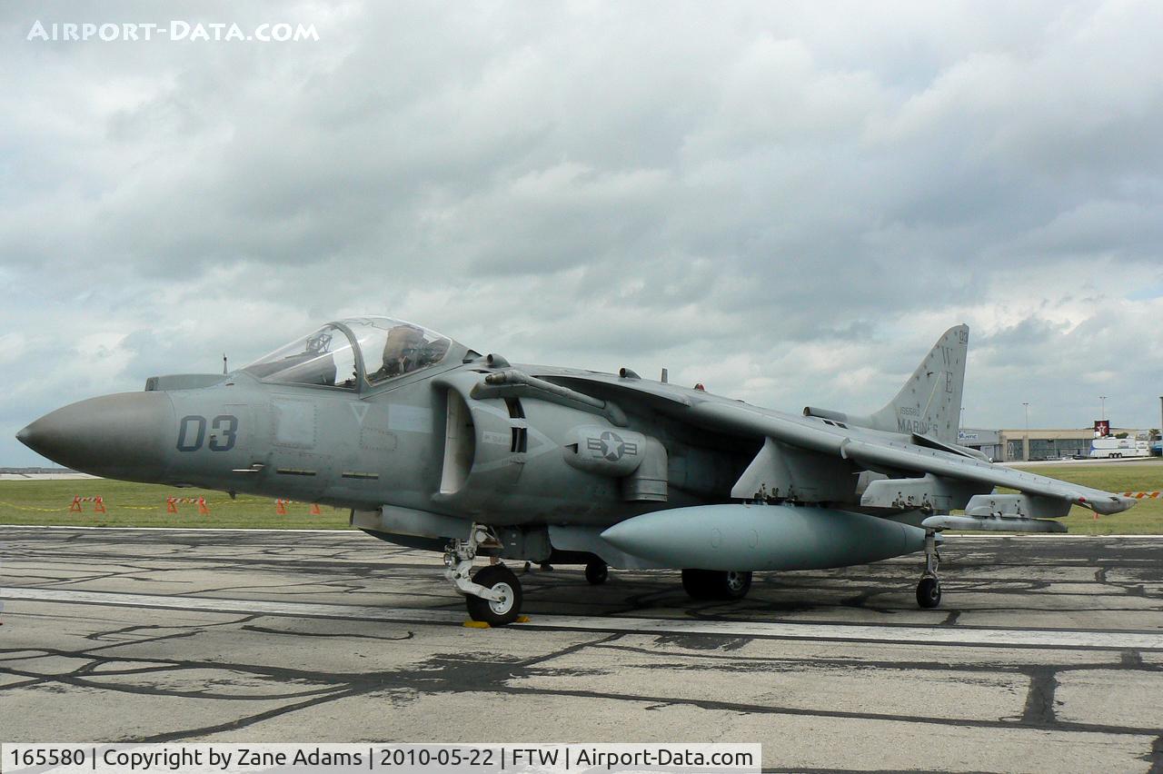 165580, Boeing AV-8B+(R)-27-MC Harrier II Plus C/N B317, At the 2010 Cowtown Warbird Roundup - Meacham Field - Fort Worth, TX