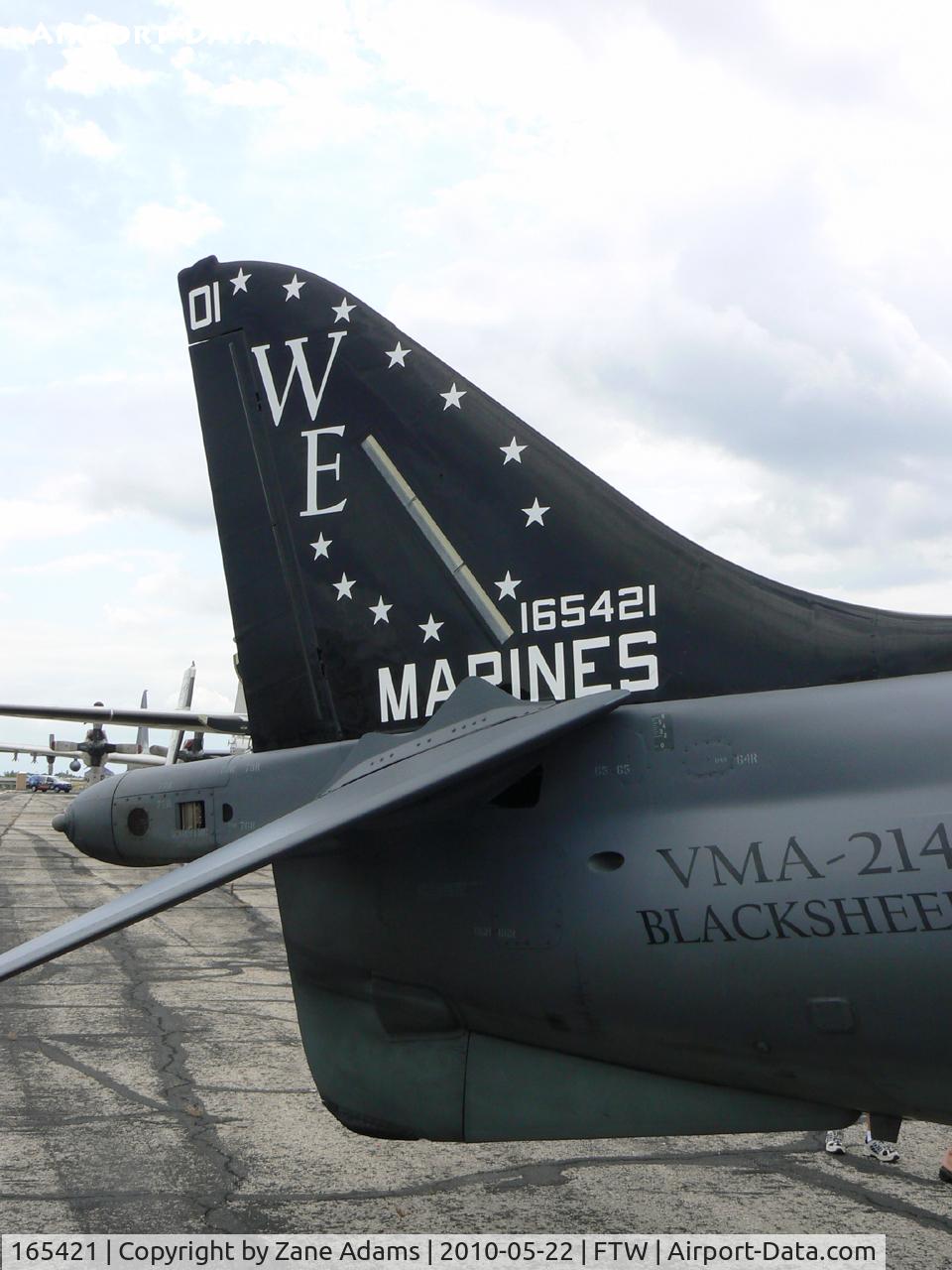 165421, Boeing AV-8B+(R)-27-MC Harrier II Plus C/N B293, At the 2010 Cowtown Warbird Roundup - Meacham Field - Fort Worth, TX