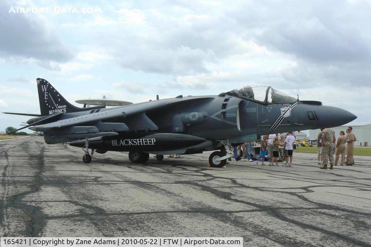 165421, Boeing AV-8B+(R)-27-MC Harrier II Plus C/N B293, At the 2010 Cowtown Warbird Roundup - Meacham Field - Fort Worth, TX