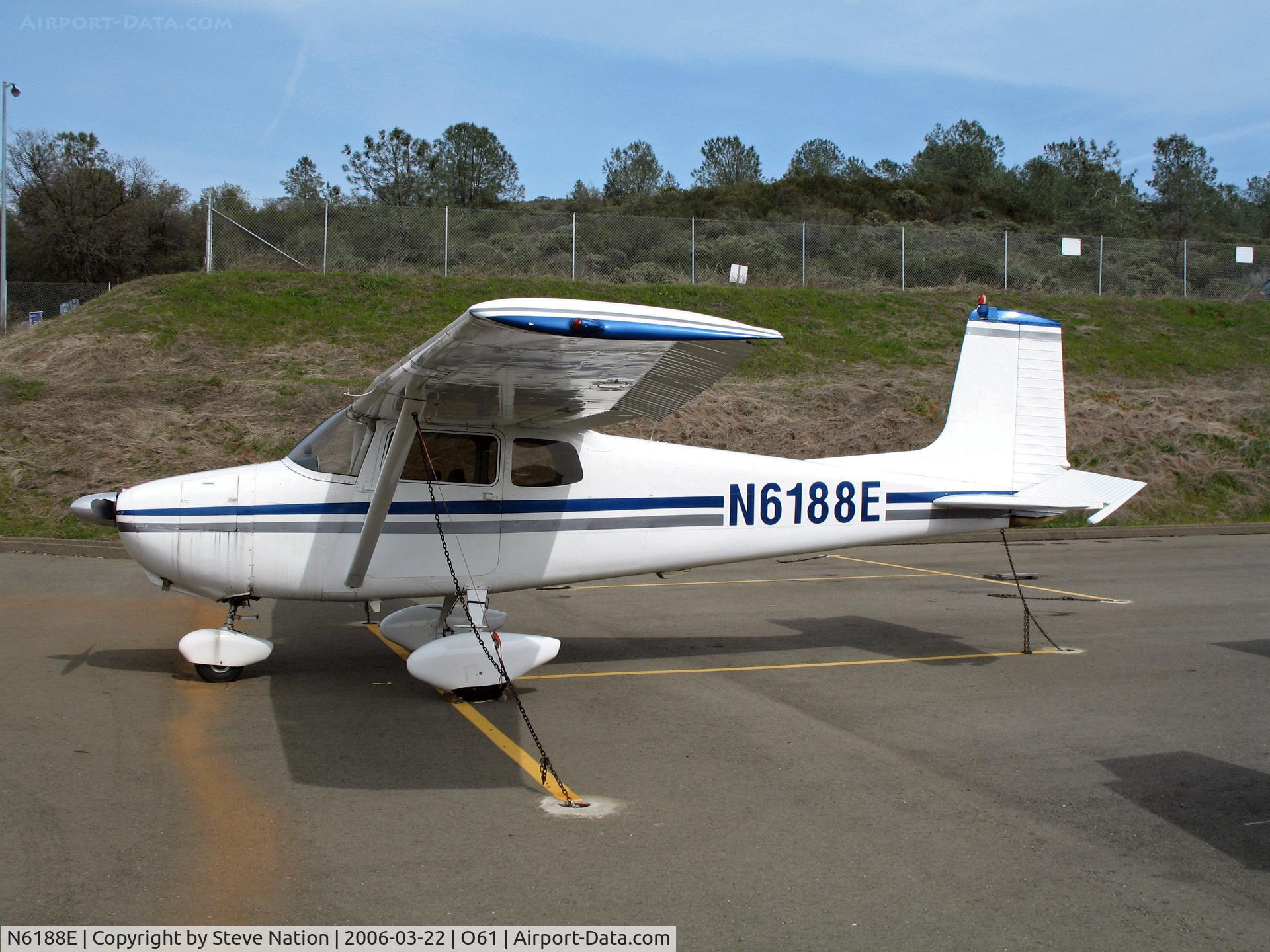 N6188E, 1958 Cessna 172 C/N 46288, 1958 straight tail Cessna 172 @ Cameron Airpark, CA